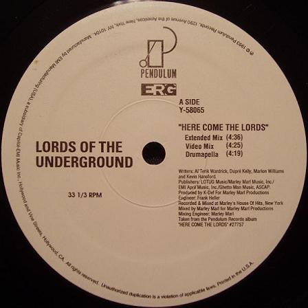 Lords Of The Underground : Here Come The Lords (12")
