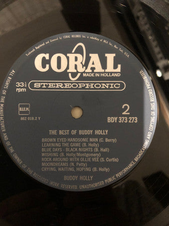 Buddy Holly : The Best Of Buddy Holly (Everlasting Hits) (LP, Comp)