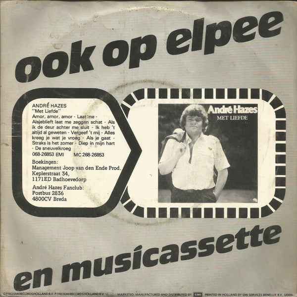 André Hazes : Amor, Amor, Amor (7", Single)