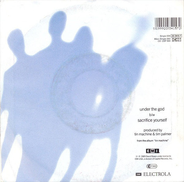 Tin Machine : Under The God (7", Single)