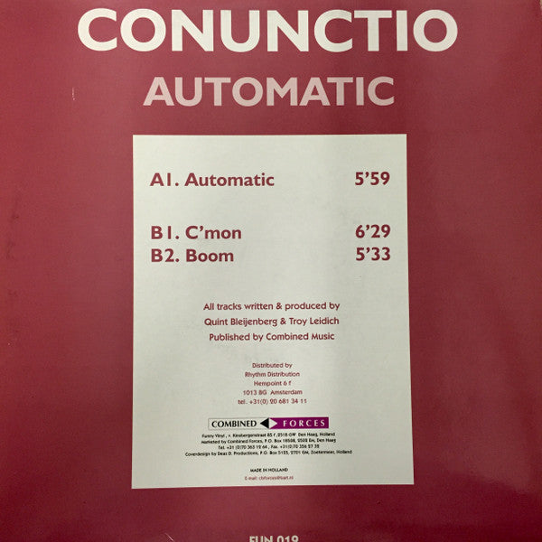 Conunctio : Automatic (12")