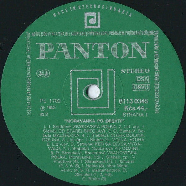 Moravanka : Podesáté (LP, Album)