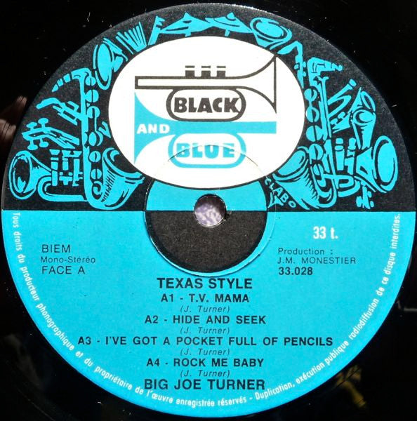 Big Joe Turner : Texas Style (LP, Album)