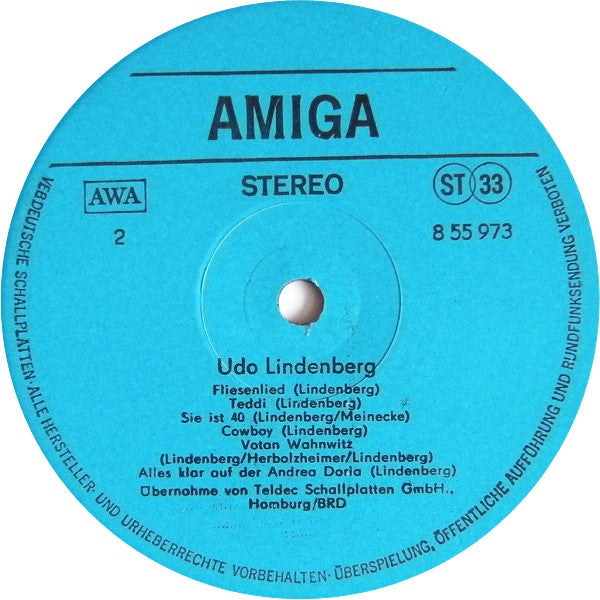 Udo Lindenberg : Udo Lindenberg (LP, Comp)