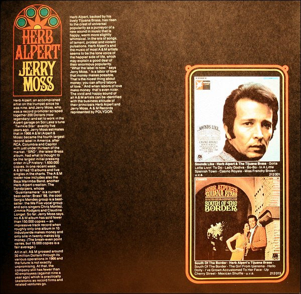 Various : A Taste Of A&M Records (LP, Comp, Smplr, Gat)