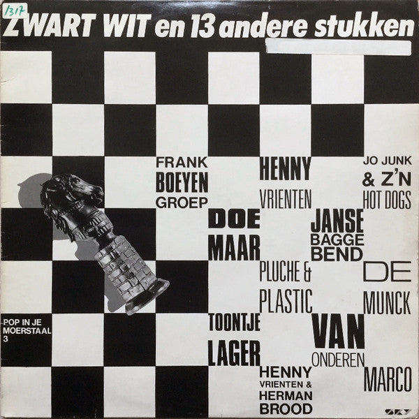 Various : Zwart Wit En 13 Andere Stukken (Pop In Je Moerstaal 3) (LP, Comp)