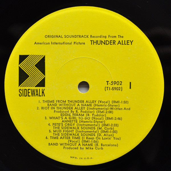 Various : Thunder Alley (LP, Album, Mono)
