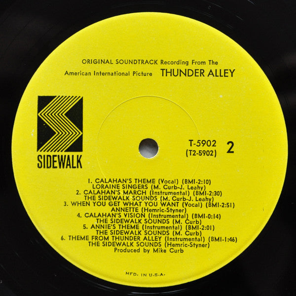 Various : Thunder Alley (LP, Album, Mono)