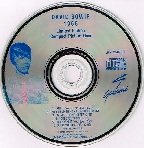David Bowie : 1966 (CD, MiniAlbum, Comp, Mono, Ltd, RM, Com)