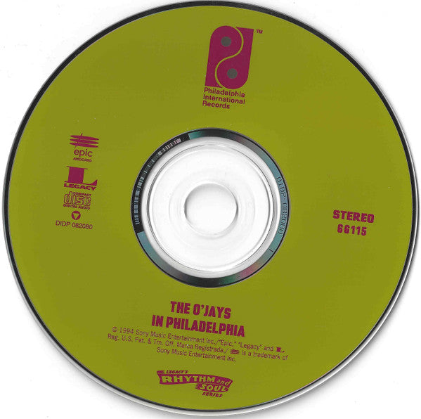The O'Jays : The O'Jays In Philadelphia (CD, Album, RE, RM)