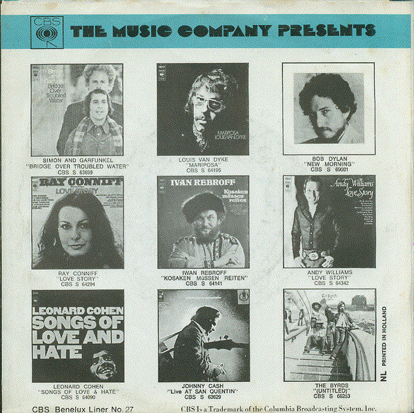 Leonard Cohen : Joan Of Arc  (7", Single)