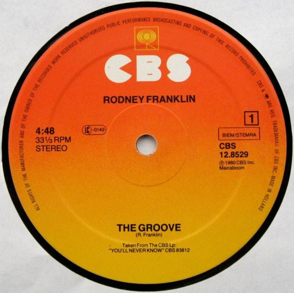 Rodney Franklin : The Groove (12", Gen)