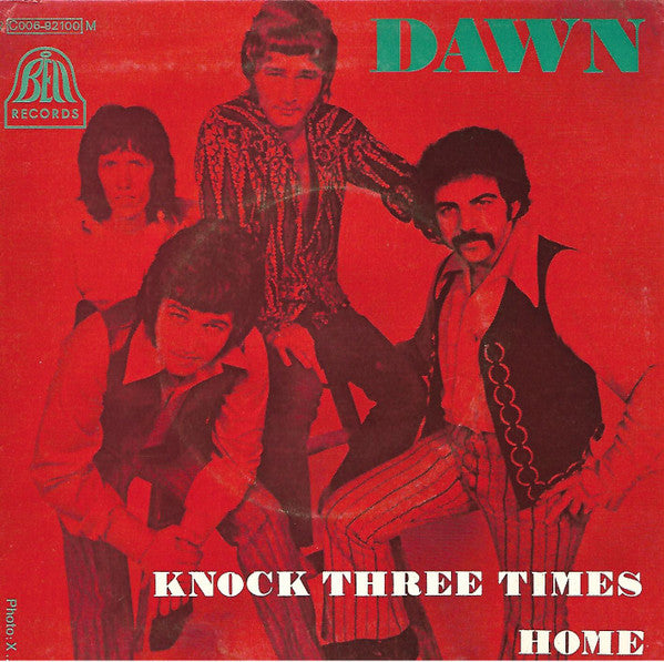 Dawn (5) : Knock Three Times / Home (7", Single, Mono)