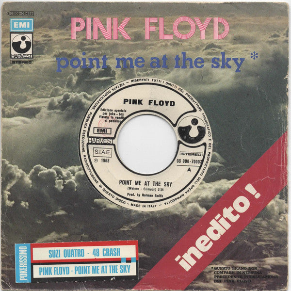 Pink Floyd / Suzi Quatro : Point Me At The Sky  / 48 Crash (7", Single, Jukebox)