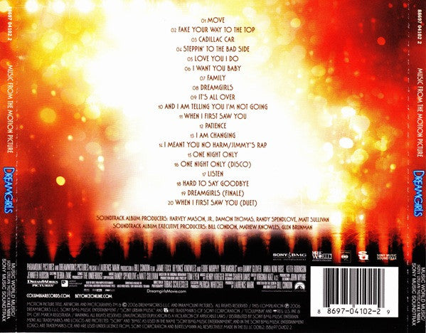 Various : Music From The Motion Picture Dreamgirls (CD, Album)