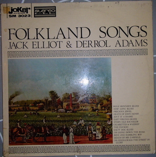 Jack Elliott* & Derroll Adams : Folkland Songs (LP, Album)
