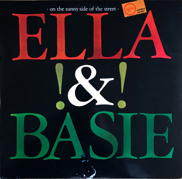 Ella Fitzgerald !&! Count Basie Orchestra : On The Sunny Side Of The Street  (LP, Album)