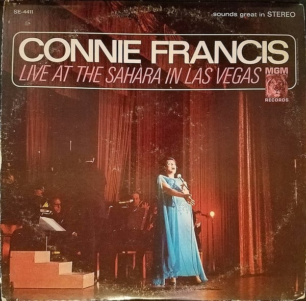 Connie Francis : Live At The Sahara In Las Vegas (LP, Album)