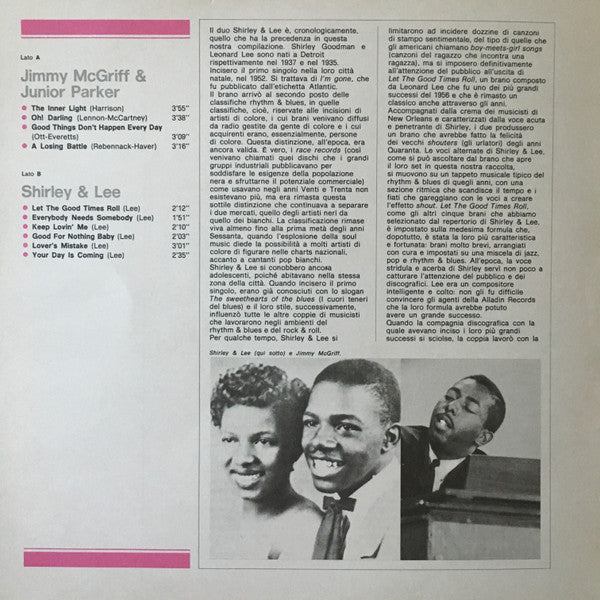 Jimmy McGriff & Little Junior Parker / Shirley And Lee : Jimmy McGriff / Junior Parker / Shirley & Lee (LP, Comp)