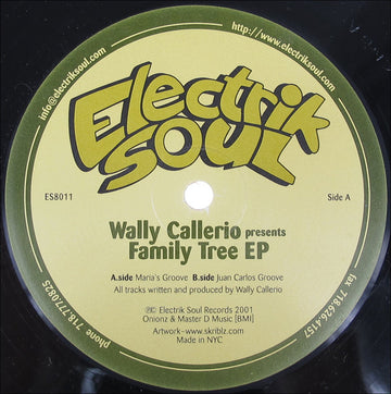 Wally Callerio : Family Tree EP (12", EP)