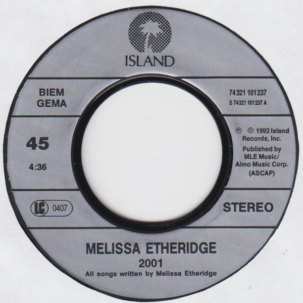 Melissa Etheridge : 2001 (7", Single)