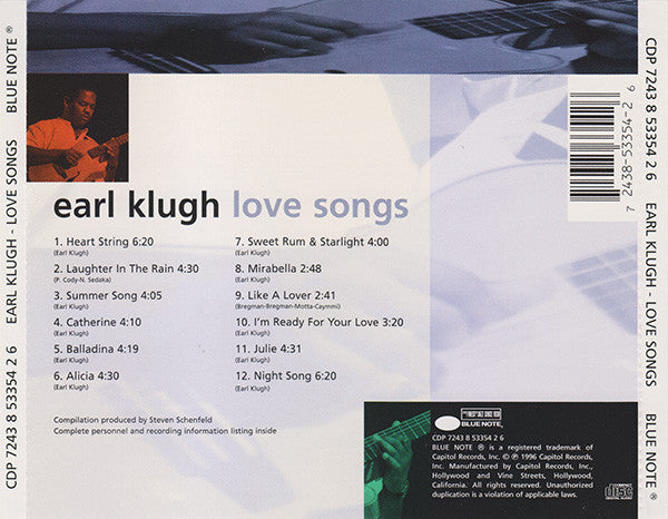 Earl Klugh : Love Songs (CD, Comp)