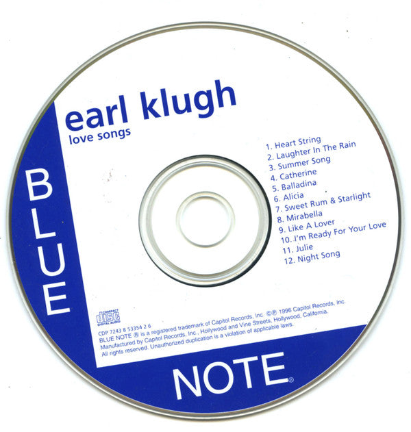 Earl Klugh : Love Songs (CD, Comp)