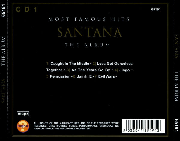 Santana : Most Famous Hits: The Album (2xCD, Comp)
