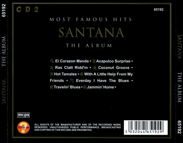 Santana : Most Famous Hits: The Album (2xCD, Comp)