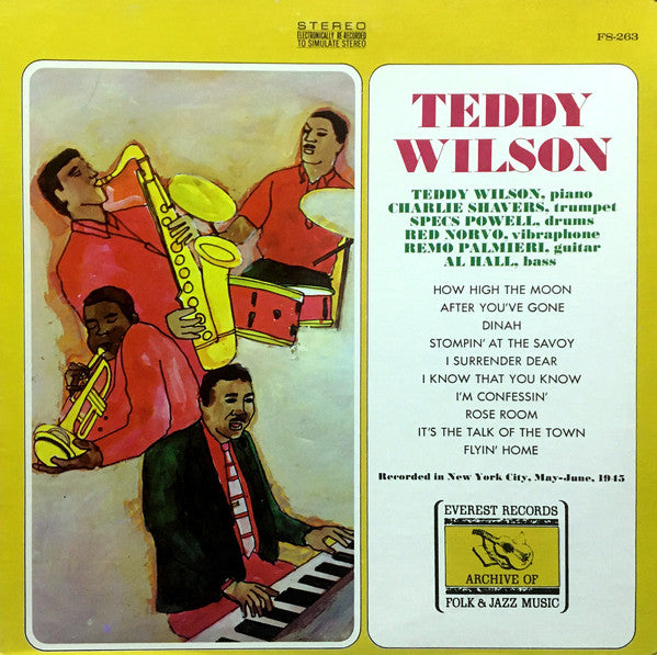 Teddy Wilson : Teddy Wilson (LP, Album)