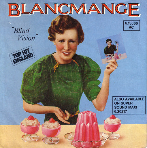 Blancmange : Blind Vision (7", Single)