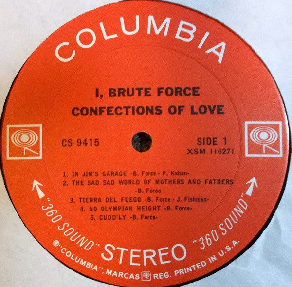 I, Brute Force* : Confections Of Love (LP, Album)
