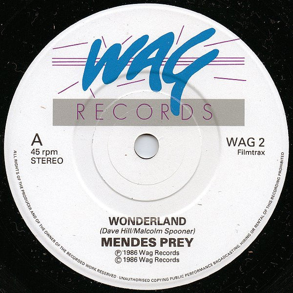 Mendes Prey : Wonderland (7", Single)