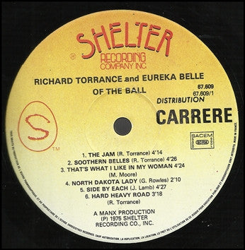 Richard Torrance And Eureka (5) : Belle Of The Ball (LP, Album)
