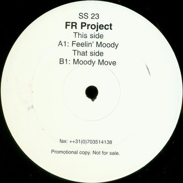 FR Project : Feelin' Moody / Moody Move (12", Promo)