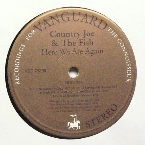 Country Joe And The Fish : Here We Are Again (LP, Album, RE)