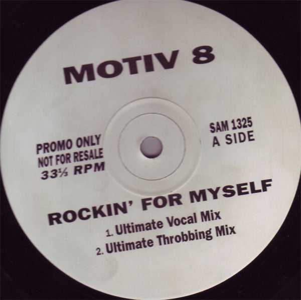 Motiv 8 : Rockin' For Myself (12", Promo)