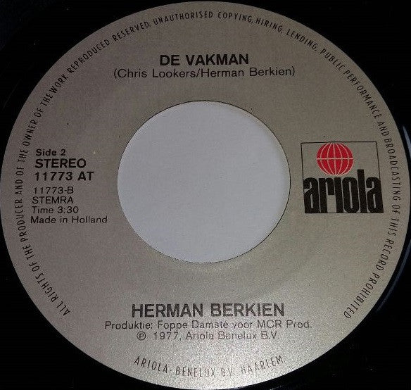 Herman Berkien : De Vakman (7")