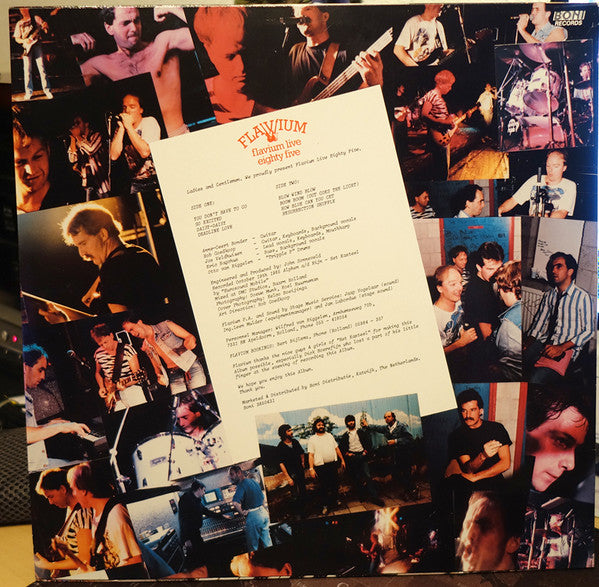 Flavium : Flavium Live Eighty Five (LP, Album)