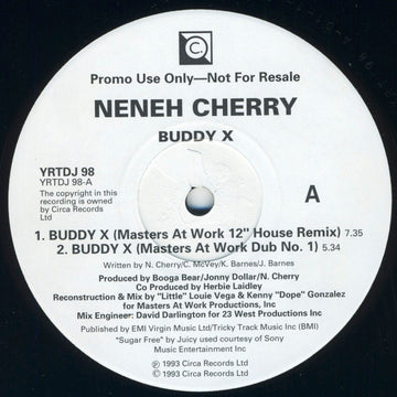 Neneh Cherry : Buddy X (12", Promo)