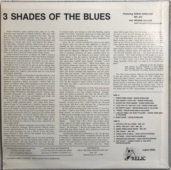 Various : 3 Shades Of The Blues (LP, Comp)
