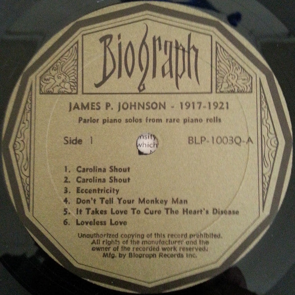 James Price Johnson : 1917-21 (LP, Comp)