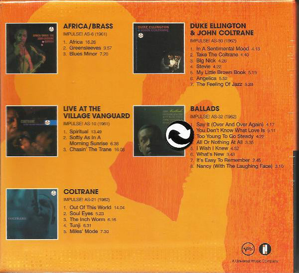 John Coltrane : The Impulse! Albums: Volume One (5xCD, Album, RE, RM, Dig + Box, Comp, Ltd)
