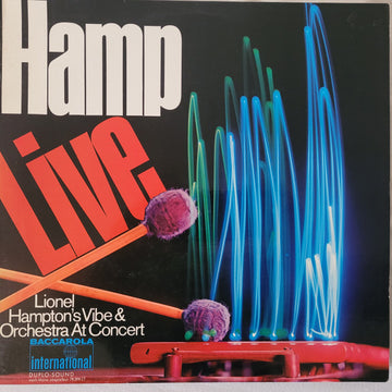 Lionel Hampton : Hamp Live! Lionel Hampton's Vibe & Orchestra At Concert (LP, Mono)