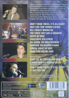 Bryan Ferry : Dylanesque Live The London Sessions (DVD-V, PAL)
