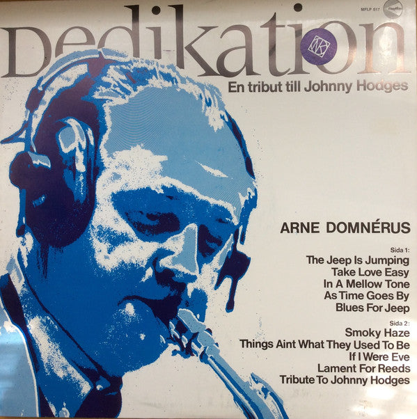 Arne Domnérus : Dedikation (En Tribut Till Johnny Hodges) (LP)