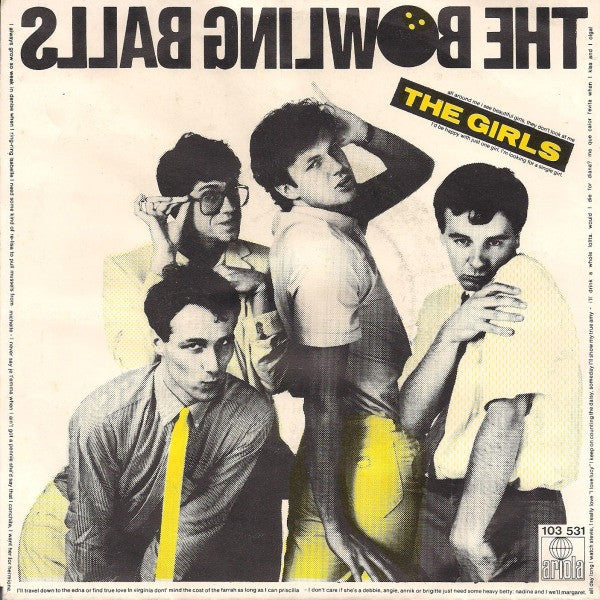 The Bowling Balls : The Boys (7", Single)