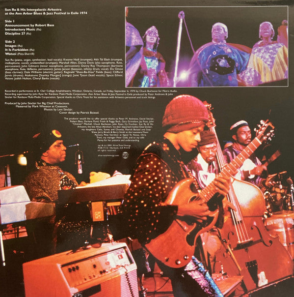 The Sun Ra Arkestra : At The Ann Arbor Blues & Jazz Festival In Exile 1974 - It Is Forbidden (LP, Mar)