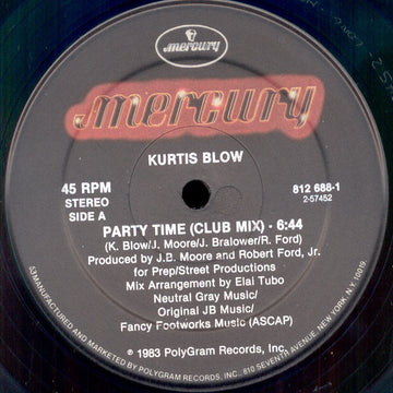 Kurtis Blow : Party Time (12")