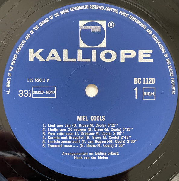 Miel Cools : Miel Cools 2 (LP, Album)